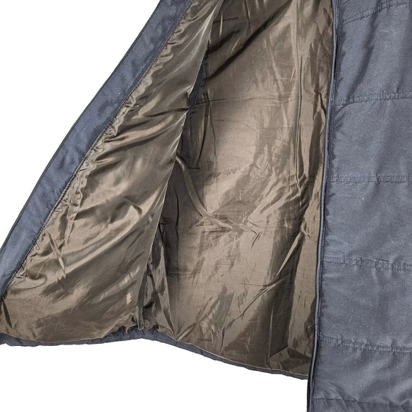 Weatherproof Mens Large Puffer Vest Full Zip Pockets Blue Outdoors Rugged Hiking - Picture 6 of 10